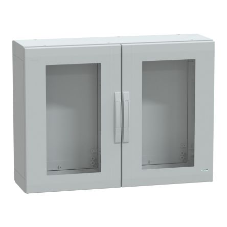 Schneider Electric PanelSeT PLA Series Fibreglass Reinforced Polyester 2-Door Floor Standing Enclosure, Single Door