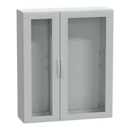 Schneider Electric PanelSeT PLA Series Fibreglass Reinforced Polyester 2-Door Floor Standing Enclosure, Single Door
