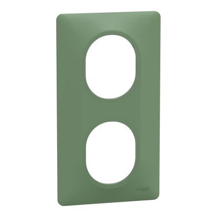 Schneider Electric Green 2 Gang Light Switch Cover