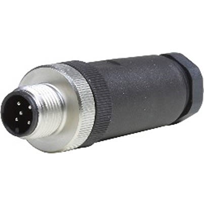 B&R Male 5 way M12, Straight to 5 way Connector