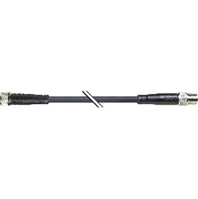 B&R Male 4 way Straight to Female 4 way Straight Actuator/Sensor Cable, 30 m