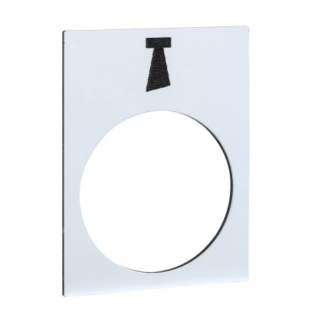 Schneider Electric Legend for Use with XACB, XACA, XACM, Pre-printed "Arrow