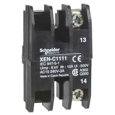 Schneider Electric Harmony XAC Series Contact Block, 500V, DPST