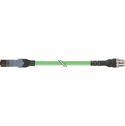 B&R Male 4 way Straight to Male 4 way Straight Cable, 5 m