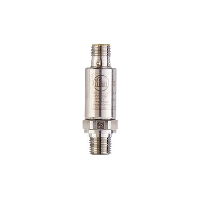 ifm electronic PT24 Series Industrial Pressure Sensor, 4 to 20 mA Output -14.2 psi 200 psi, Absolute Pressure Reading