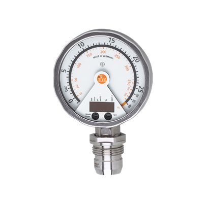 ifm electronic PG28 Series Industrial Pressure Sensor, 4 to 20 mA, NPN/PNP Output -1 bar 25 bar, Relative Pressure,