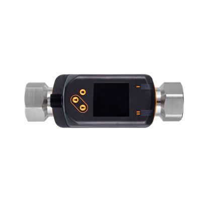 ifm electronic SV7504 Series Vortex Flow Meter Flow Meter for Coolants, 5L/min Min, 100L/min Max