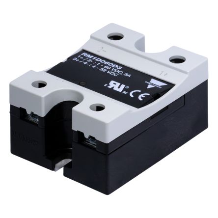 Carlo Gavazzi RM1D Series DC Switching Solid State Relay, 3 A Load, Panel Mount, 60 V ac/dc Load, 32V ac/dc Control