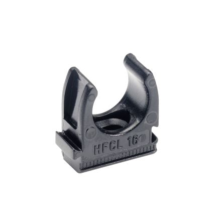 Schneider Electric Black ABS/Polycarbonate Cable Clip, 16 mm Max. Bundle Screw 14.500 mm 12.000cm