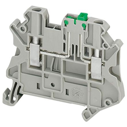 Schneider Electric NSYTRV22SC NSYTR Series Terminal Block Grey, 2.5mm², 1-Level, Screw