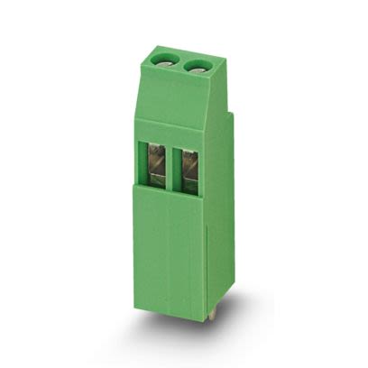 Phoenix Contact MK3DSH 3 Series PCB Terminal Block, 2-Contact, 5.08 mm Pitch, Wave Soldering Mount, 1 Row