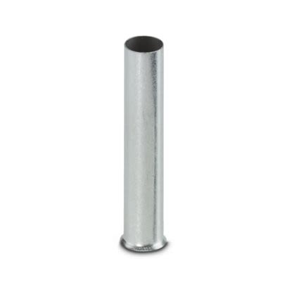 Phoenix Contact, A 25 -40 Insulated Ferrule, 40 mm Pin Length, 7.3 mm Pin Diameter, Silver to 4 AWG Wire Size
