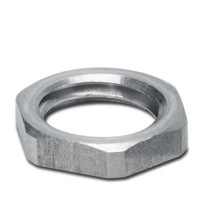Phoenix Contact Silver Stainless Steel Cable Gland Locknut, M12 Thread