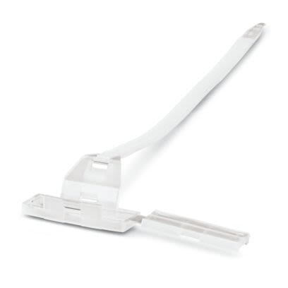 Phoenix Contact KMK + ES LP-BW Cable Tie Cable Marker, White, Pre-printed "0", 25 mm Cable White, 10 mm Cable, 1005253