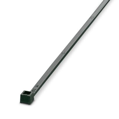 Phoenix Contact Cable Tie, Standard, 200 mm x 3.6mm, Black Polyamide
