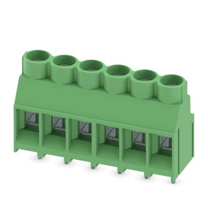 Phoenix Contact MKDS 5 Series PCB Terminal Block, 6-Contact, 6.35 mm Pitch, 1 Row, 1713969