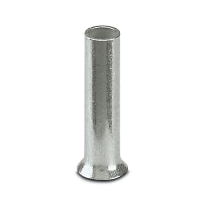 Phoenix Contact Ferrule, 6 mm Pin Length, 1 mm Pin Diameter, Silver to 20 AWG Wire Size