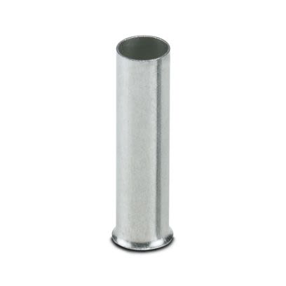 Phoenix Contact, A 10-18 Ferrule, 18 mm Pin Length, 4.5 mm Pin Diameter, Silver to 8 AWG Wire Size