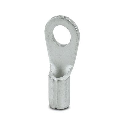Phoenix Contact, C-RC Uninsulated Ring Terminal, M2.5 Stud Size 20 AWG 17 AWG Wire Size, Silver
