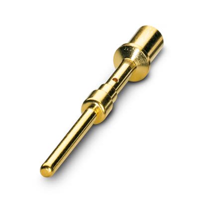 Phoenix Contact SM-20KP005 Series Male Crimp Contact, 18 AWG Min Crimp, 16 AWG Max