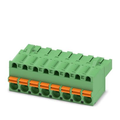 Phoenix Contact PCB Terminal Block, 8-Contact, 5 mm Pitch, 1 Row, 1909278