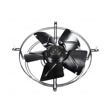 ebm-papst Axial Fan, 230V, 1425 m³/h, 140 W, 620 mA Max, IP44 390 mm, 390mm, 163.2 mm