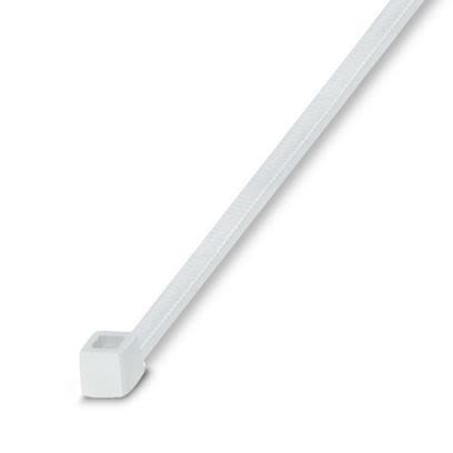 Phoenix Contact Cable Tie, Standard, 98 mm x 2.5mm, Transparent Polyamide