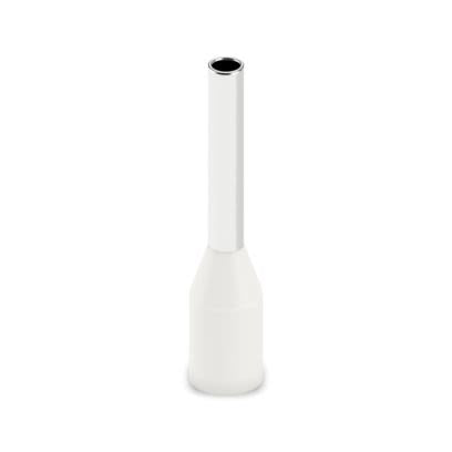 Phoenix Contact Insulated Ferrule, 10 mm Pin Length, 1.3 mm Pin Diameter, White to 18 AWG Wire Size