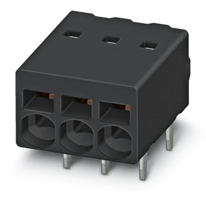Phoenix Contact PTSM Series PCB Terminal Block, 7-Contact, 2.5 mm Pitch, Wave Soldering Mount, 1 Row