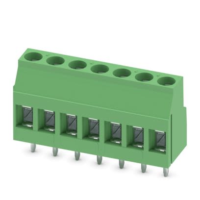 Phoenix Contact MKDS 3 Series PCB Terminal Block, 7-Contact, 5.08 mm Pitch, Wave Soldering Mount, 1 Row