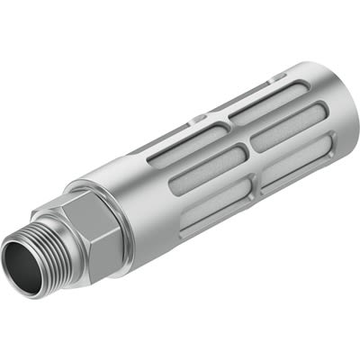 Festo U Aluminium Pneumatic Silencer 10 bar Threaded