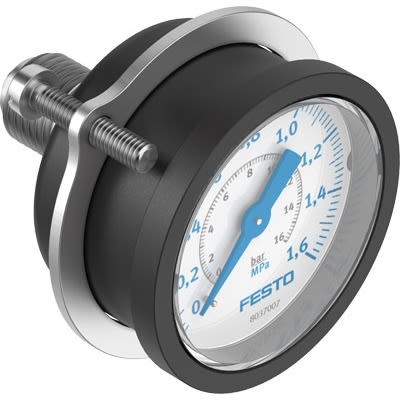 Festo G 1/4 Pressure Gauge, 40 mm, 16 bar