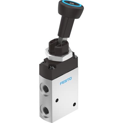 Festo Manual Pneumatic Manual Control Valve VHEF Series, NPT 1/4 in NPT, 5300046