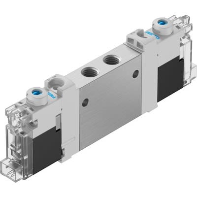Festo Pneumatic Solenoid Valve - 5/2 Bistable Electric 7 mm VUVG Series 24V dc