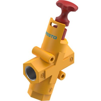 Festo Shut Off Valve, 5200 L/min NPT NPT 3/8