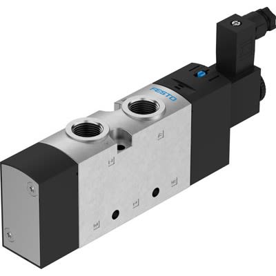 Festo Pneumatic Solenoid Valve - 5/2, Monostable Electric G VUVS Series 24V dc