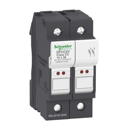 Schneider Electric 30A Fuse Holder, 2P-Pole, 600V