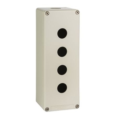Schneider Electric Harmony XAP Series Grey Die Cast Zinc Enclosure, IP65, IK07 Flanged 80 mm, 220 mm, 77 mm