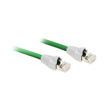 Schneider Electric RJ45, 40 m Ethernet Cable, Green Thermoplastic Elastomer Sheath