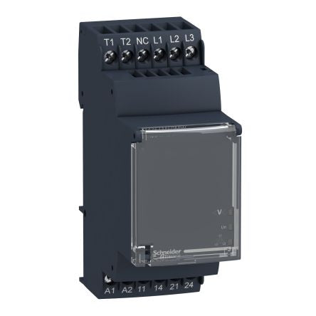 Schneider Electric Temperature Monitoring Relays, 3 Phase, 2 NO, DIN Rail, 264 V dc 264V ac