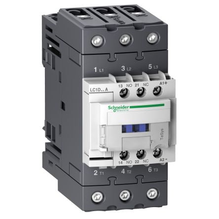 Schneider Electric TeSys D Contactor, 24V Coil, 3-Pole, 65 A, 30 kW 24V, 3 NO, 440V