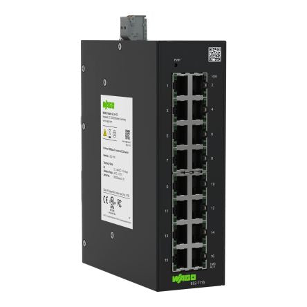 WAGO 852-1116 Unmanaged 16 Port Switch