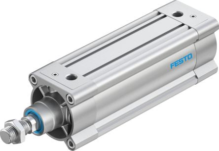 Festo Pneumatic Piston Rod Cylinder - 1383339 80 mm Bore, 160 mm DSBC Series, Double Acting Acting