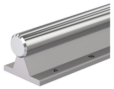 Bosch Rexroth 1 m Long Steel, Aluminium Round Shaft, 25 mm Shaft Diam., Hardness 60 HRC, h6 Tolerance