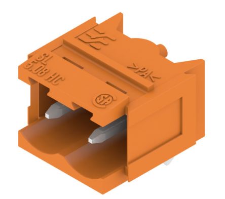 Weidmüller OMNIMATE SL Series Pluggable Terminal Block, 2-Contact, 5.08 mm Pitch, 1 Row