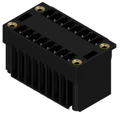 Weidmüller SC-D Series Pluggable Terminal Block, 16-Contact, 3.81 mm Pitch, 2 Row