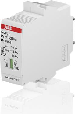 ABB, OVR Surge Protection Device 275V Maximum Voltage Rating 80 kA Maximum Surge Current Surge Protection Device