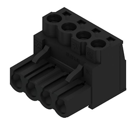 Weidmüller BL Series Pluggable Terminal Block, 4-Contact, 5.08 mm Pitch, 1 Row, 1943830000