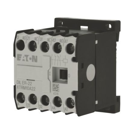 Eaton DILER Contactor Relay, 230V ac Coil, 4-Pole, 3 A, 0.0014 kW 230V ac, 2 NO/2 NC, 400V ac