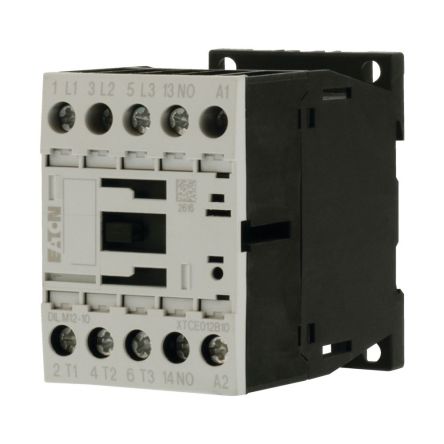 Eaton DILM12 Contactor, 230V ac Coil, 3-Pole, 12 A, 5.5 kW 230V ac, 3 NO, 690V ac